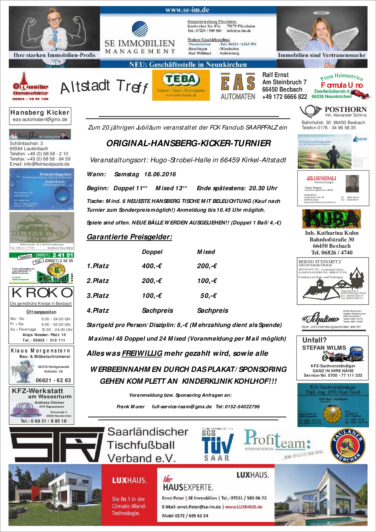 Hansberg Kicker Turnier1 2016