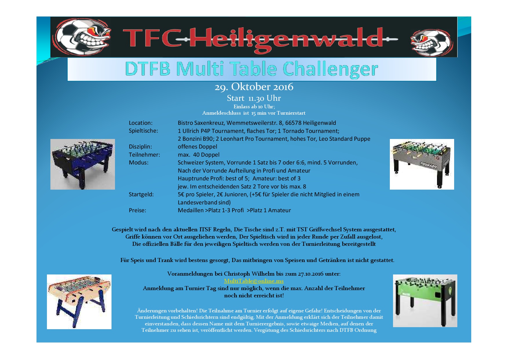 MultiTable TFC Heiligenwald 2016