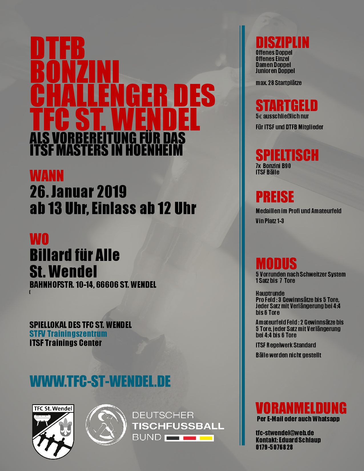 Plakat Bonzini Challenger Januar 2019