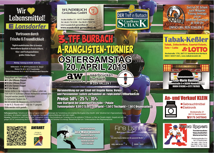 Plakat TFF Burbach
