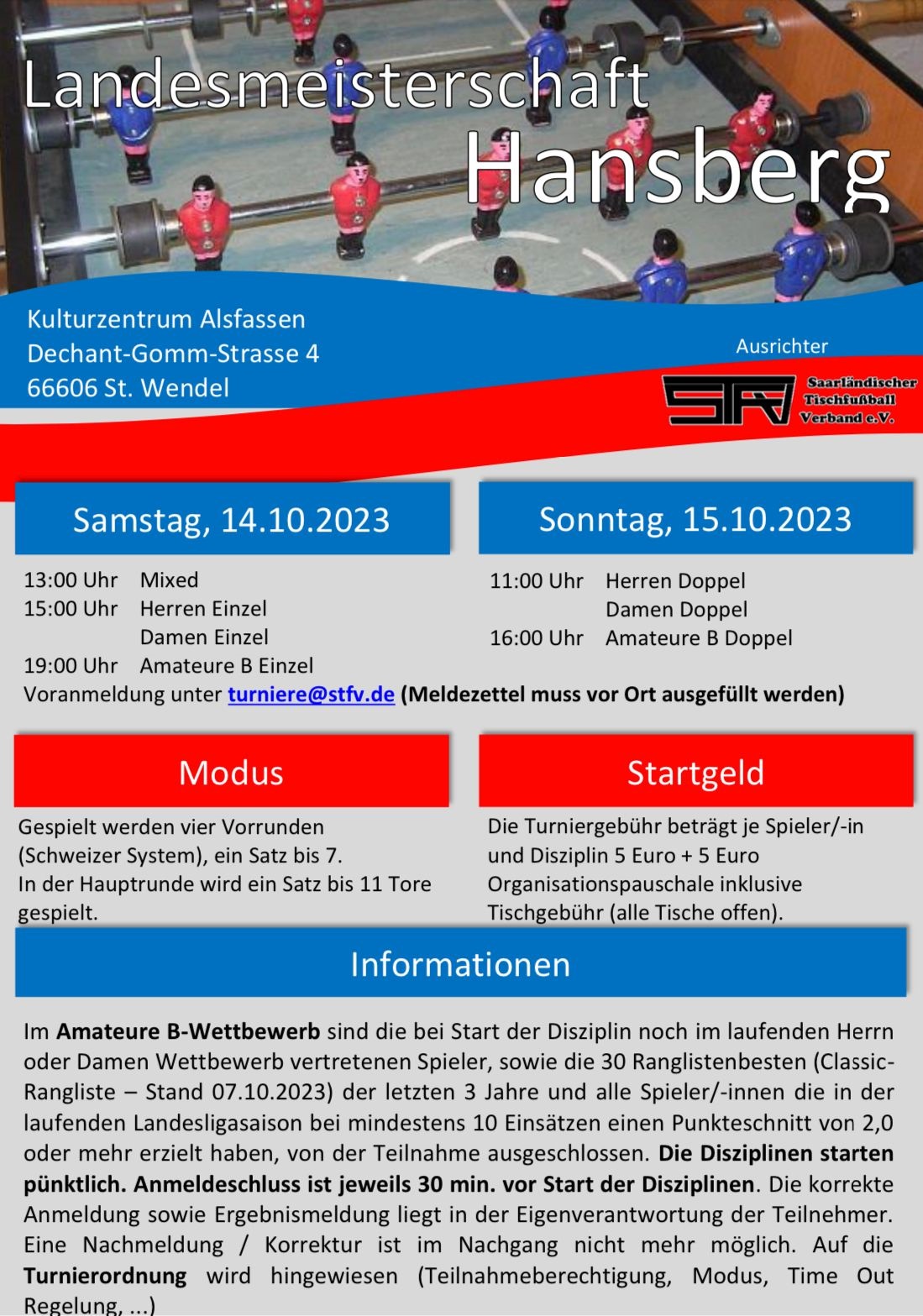 Plakat SM 2023 ohne Sponsoren